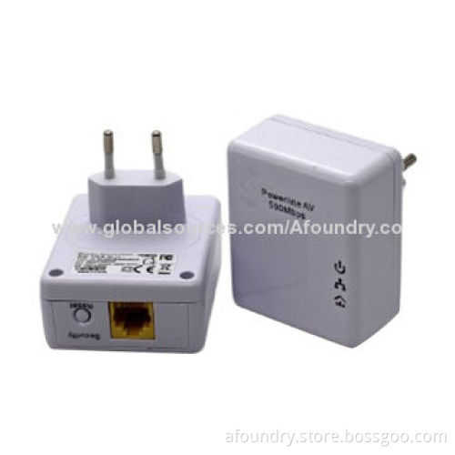 500Mbps Wall-mounted Powerline Adapter, Supports Thinget PLC